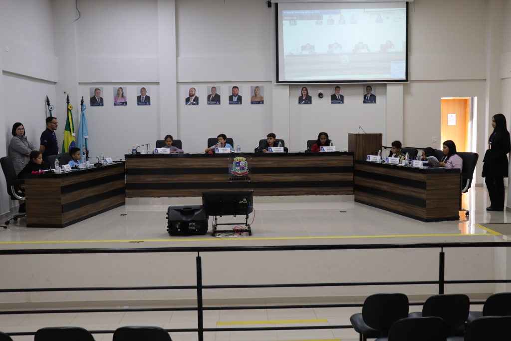 Programa Vereador Mirim: Câmara Mirim realiza 3ª (terceira) Sessão Ordinária de 2024
