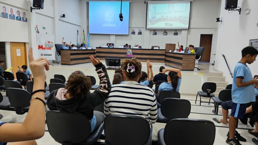 Câmara de Sarandi promove 2ª Sessão Ordinária Mirim da 4ª Legislatura