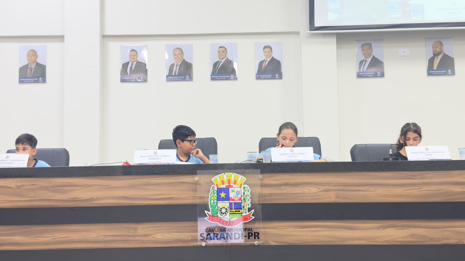 Câmara de Sarandi promove 3ª Sessão Ordinária Mirim da 4ª Legislatura