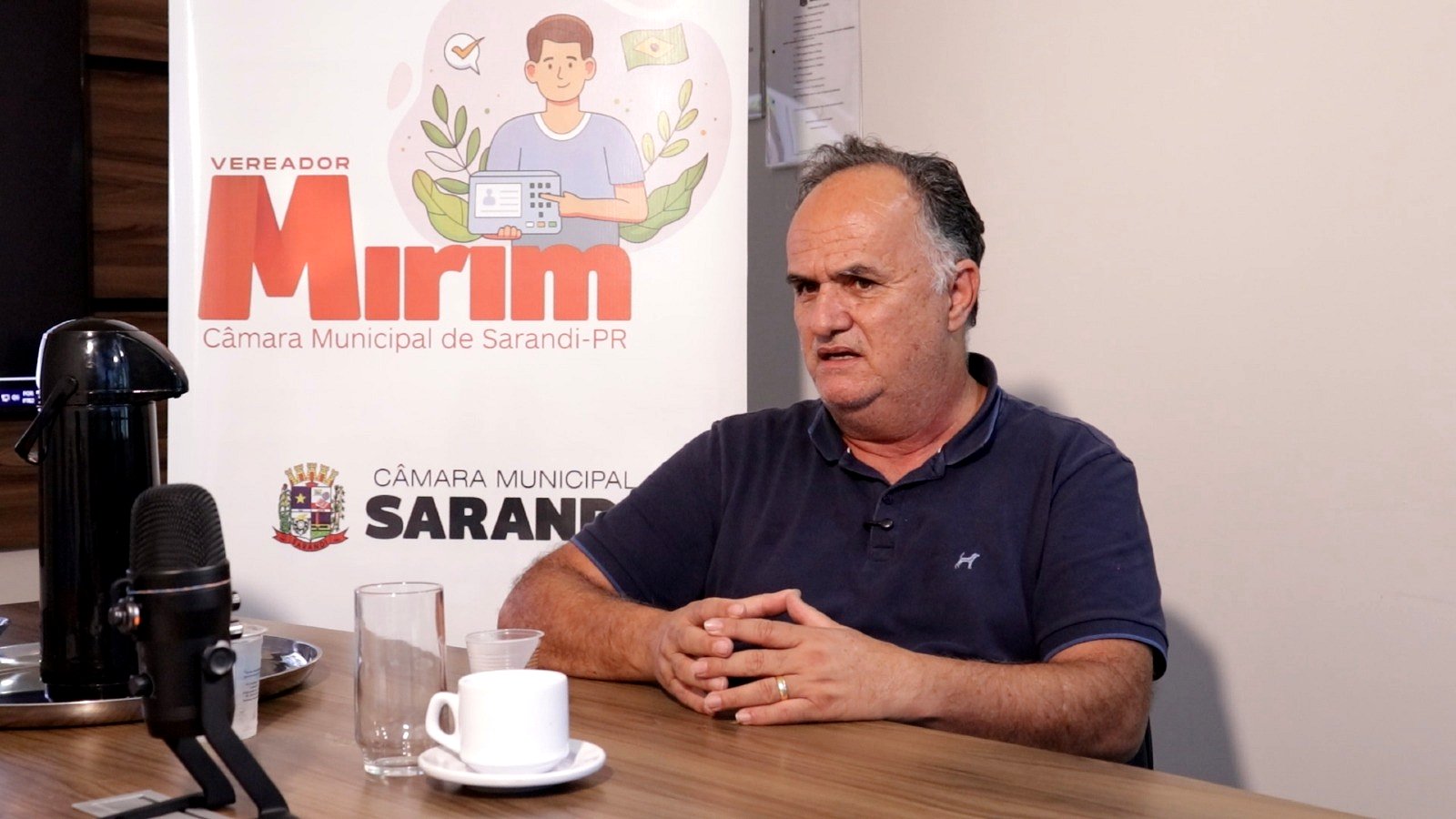 Vereadores Mirins realizam 4º episódio do Podcast Mirim da Câmara Municipal de Sarandi