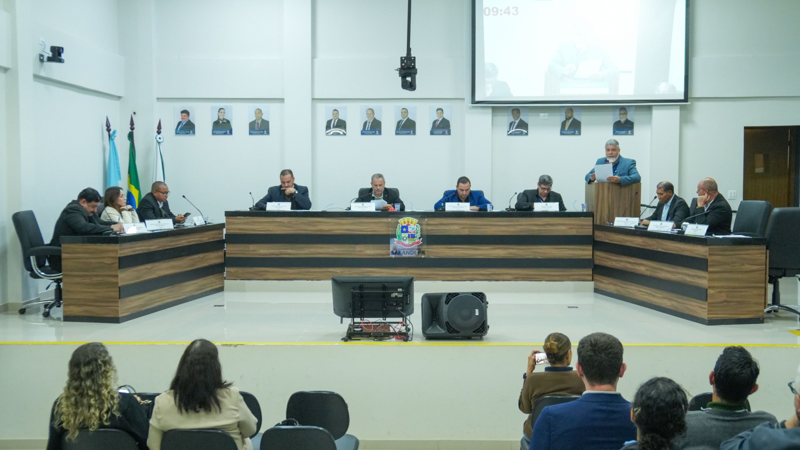 Câmara de Sarandi aprova LDO 2027 e pauta de sessão extraordinária com projetos sobre assédio, diárias e previdência
