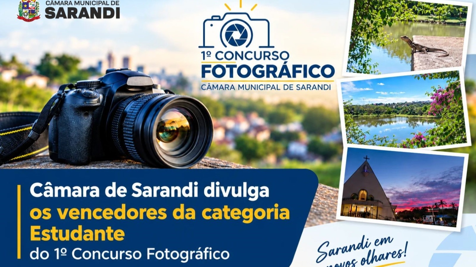 Câmara divulga vencedores do 1º Concurso Fotográfico da Câmara de Sarandi