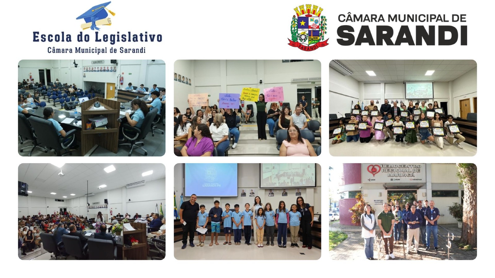 Escola do Legislativo de Sarandi é finalista do Prêmio Gestor Público Paraná