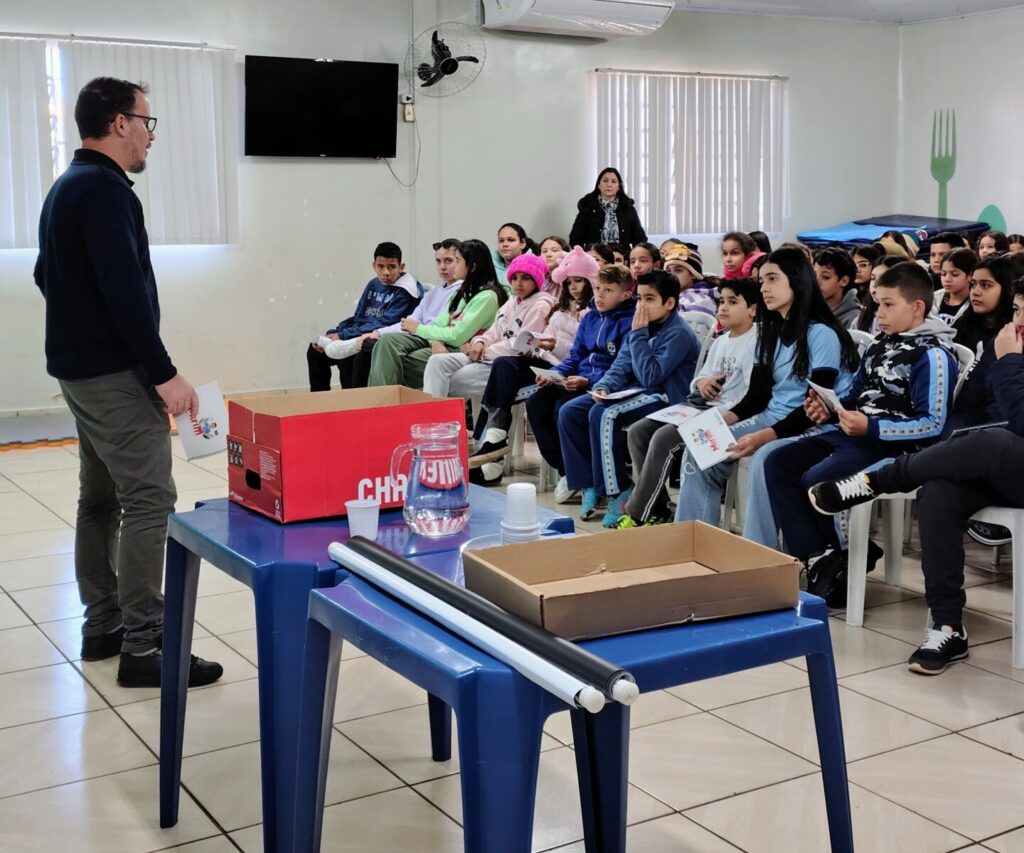 Apresentação nas escolas projeto vm 2025